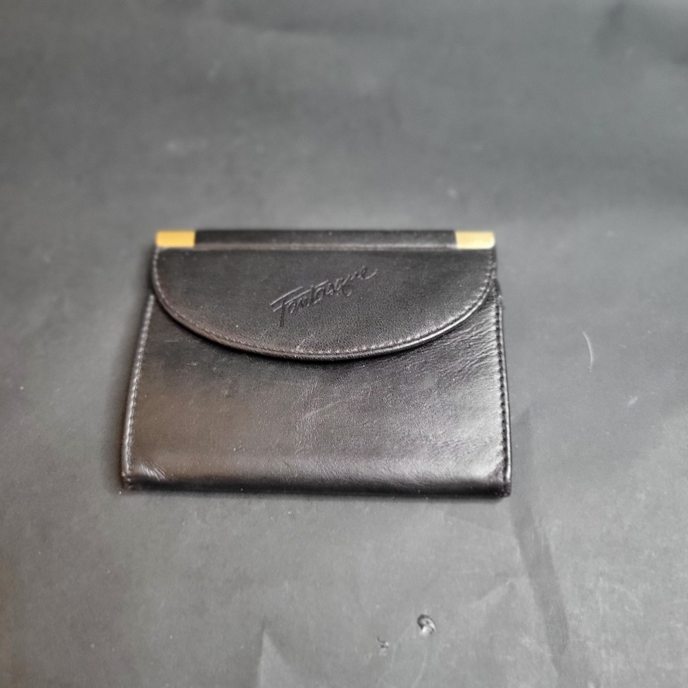 Fantosque Black Leather Wallet